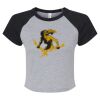 Women's Micro Rib Raglan Baby Tee Thumbnail