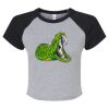 Women's Micro Rib Raglan Baby Tee Thumbnail