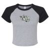 Women's Micro Rib Raglan Baby Tee Thumbnail