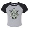 Women's Micro Rib Raglan Baby Tee Thumbnail