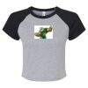 Women's Micro Rib Raglan Baby Tee Thumbnail