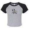 Women's Micro Rib Raglan Baby Tee Thumbnail