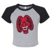 Women's Micro Rib Raglan Baby Tee Thumbnail