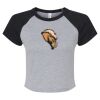 Women's Micro Rib Raglan Baby Tee Thumbnail