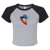 Women's Micro Rib Raglan Baby Tee Thumbnail