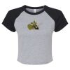 Women's Micro Rib Raglan Baby Tee Thumbnail