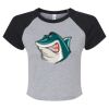 Women's Micro Rib Raglan Baby Tee Thumbnail