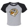Women's Micro Rib Raglan Baby Tee Thumbnail