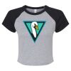 Women's Micro Rib Raglan Baby Tee Thumbnail