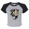 Women's Micro Rib Raglan Baby Tee Thumbnail