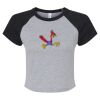 Women's Micro Rib Raglan Baby Tee Thumbnail