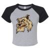 Women's Micro Rib Raglan Baby Tee Thumbnail