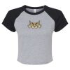 Women's Micro Rib Raglan Baby Tee Thumbnail