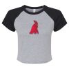 Women's Micro Rib Raglan Baby Tee Thumbnail