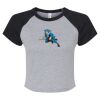 Women's Micro Rib Raglan Baby Tee Thumbnail