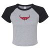 Women's Micro Rib Raglan Baby Tee Thumbnail