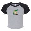 Women's Micro Rib Raglan Baby Tee Thumbnail