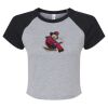 Women's Micro Rib Raglan Baby Tee Thumbnail