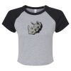Women's Micro Rib Raglan Baby Tee Thumbnail