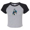 Women's Micro Rib Raglan Baby Tee Thumbnail