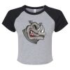 Women's Micro Rib Raglan Baby Tee Thumbnail