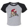 Women's Micro Rib Raglan Baby Tee Thumbnail