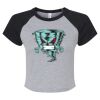 Women's Micro Rib Raglan Baby Tee Thumbnail