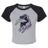 Women's Micro Rib Raglan Baby Tee Thumbnail