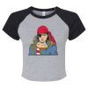Women's Micro Rib Raglan Baby Tee Thumbnail
