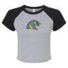 Women's Micro Rib Raglan Baby Tee Thumbnail