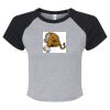 Women's Micro Rib Raglan Baby Tee Thumbnail
