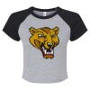 Women's Micro Rib Raglan Baby Tee Thumbnail
