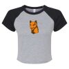 Women's Micro Rib Raglan Baby Tee Thumbnail