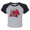 Women's Micro Rib Raglan Baby Tee Thumbnail