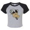 Women's Micro Rib Raglan Baby Tee Thumbnail