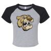 Women's Micro Rib Raglan Baby Tee Thumbnail