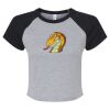 Women's Micro Rib Raglan Baby Tee Thumbnail