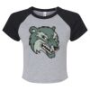 Women's Micro Rib Raglan Baby Tee Thumbnail