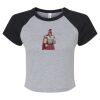 Women's Micro Rib Raglan Baby Tee Thumbnail