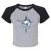 Women's Micro Rib Raglan Baby Tee Thumbnail