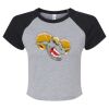 Women's Micro Rib Raglan Baby Tee Thumbnail