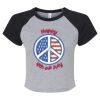 Women's Micro Rib Raglan Baby Tee Thumbnail