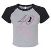 Women's Micro Rib Raglan Baby Tee Thumbnail