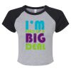 Women's Micro Rib Raglan Baby Tee Thumbnail