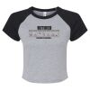 Women's Micro Rib Raglan Baby Tee Thumbnail