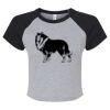 Women's Micro Rib Raglan Baby Tee Thumbnail