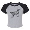 Women's Micro Rib Raglan Baby Tee Thumbnail