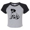 Women's Micro Rib Raglan Baby Tee Thumbnail