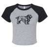 Women's Micro Rib Raglan Baby Tee Thumbnail