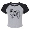 Women's Micro Rib Raglan Baby Tee Thumbnail
